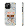 Custom Photo Collage iPhone Case for Mom - Floral Design - PC001