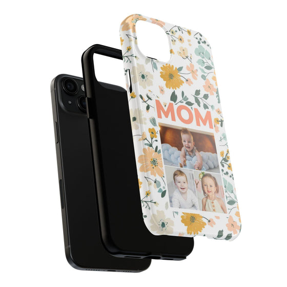 Customized Floral Photo Tough Phone Case for Mom - PC009