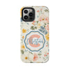 Personalized Floral Tough Phone Case - Customized with Name | Durable Protection - PC013