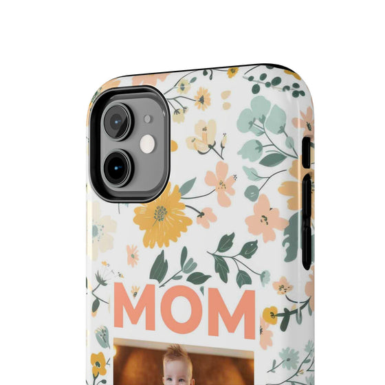 Customized Floral Photo Tough Phone Case for Mom - PC009