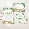 Editable Safari Baby Shower Set J103