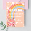 EDITABLE Five Is A Vibe Birthday Thank You Card G205