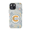 Custom Monogram Phone Cases With Floral Design - PC003