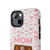 Personalized Mom Photo Collage Phone Case - Bow Design -PC015