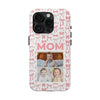 Personalized Mom Photo Collage Phone Case - Bow Design -PC015