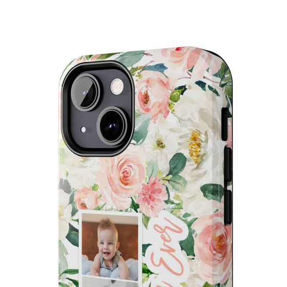 Custom Floral Tough Phone Case - Best Mom Ever - PC024