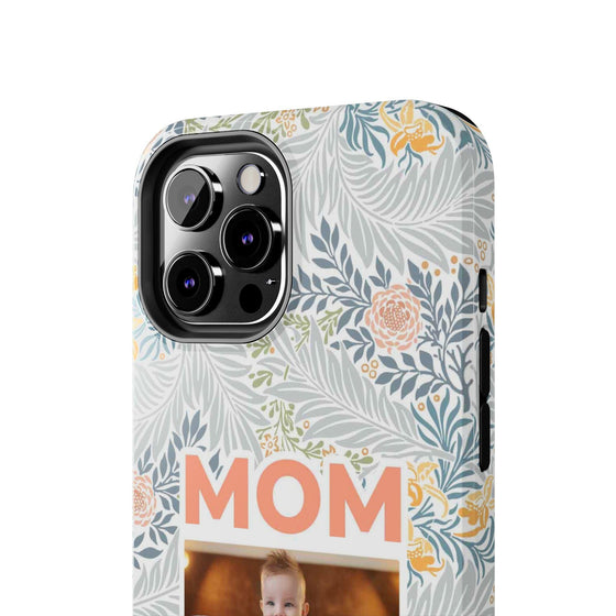 Custom Photo Collage iPhone Case for Mom - Floral Design - PC001