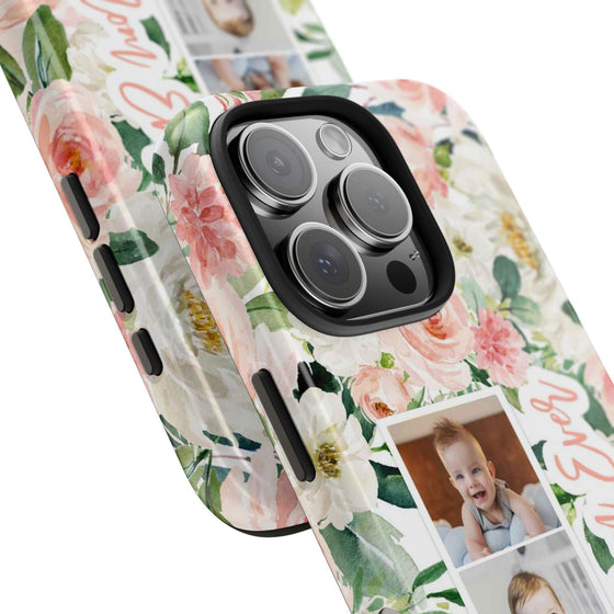 Custom Floral Tough Phone Case - Best Mom Ever - PC024