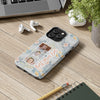Personalized Tough Phone Case - Best Mom Ever with Floral Design - PC002