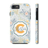 Custom Monogram Phone Cases With Floral Design - PC003