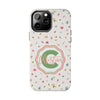 Personalized Floral Tough Phone Case for Women | Durable & Stylish Protection - PC029