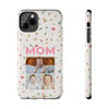Floral Mom Photo Tough Phone Case - Durable Protection for Loving Mothers - PC027