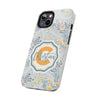 Custom Monogram Phone Cases With Floral Design - PC003