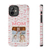 Personalized Mom Photo Collage Phone Case - Bow Design -PC015