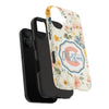 Personalized Floral Tough Phone Case - Customized with Name | Durable Protection - PC013