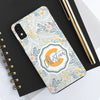 Custom Monogram Phone Cases With Floral Design - PC003