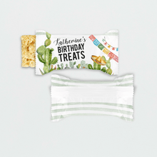  Editable First Fiesta Birthday Rice Treat Wrappers FT101