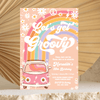 Editable Let's Get Groovy Birthday Invitation G213