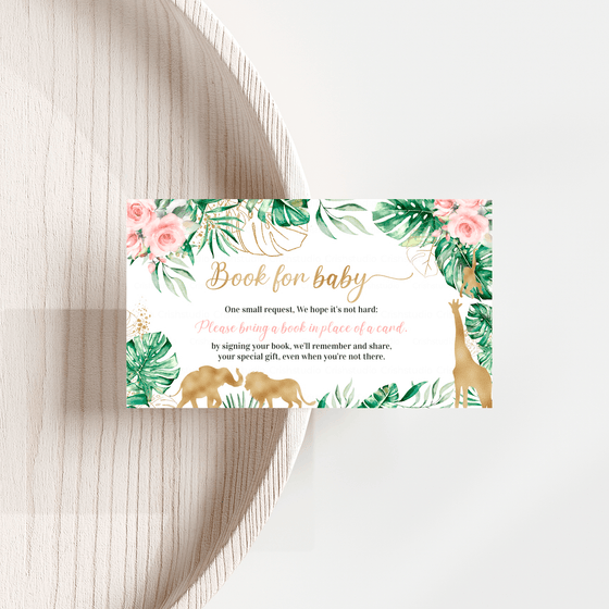 Editable Safari Baby Shower Set JG07