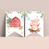 Editable Farm Birthday Banner F101