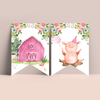 Editable Farm Birthday Banner F102