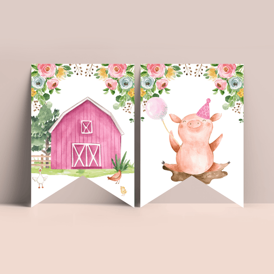Editable Birthday Package Farm F102