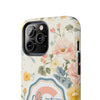 Personalized Floral Tough Phone Case - Customized with Name | Durable Protection - PC013