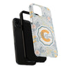 Custom Monogram Phone Cases With Floral Design - PC003