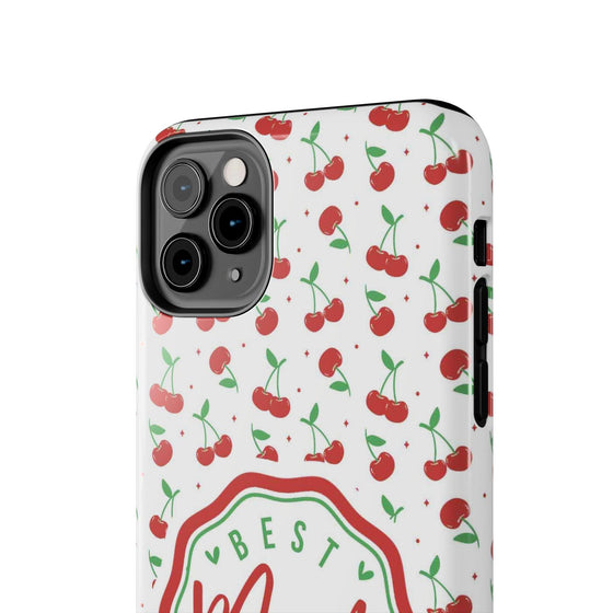 Best Mom Ever Cherry Pattern Tough Phone Case - PC022