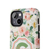 Personalized Floral Phone Case - Custom Tough Case with Name - PC025