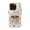 Customized Floral Photo Tough Phone Case for Mom - PC009