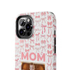 Personalized Mom Photo Collage Phone Case - Bow Design -PC015