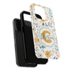 Personalized Floral Tough Phone Case - Custom Name Design - PC007