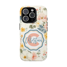  Personalized Floral Tough Phone Case - Customized with Name | Durable Protection - PC013