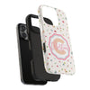 Personalized Floral Tough Phone Case - Custom Name Design - PC030