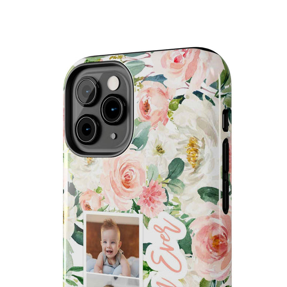 Custom Floral Tough Phone Case - Best Mom Ever - PC024