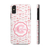 Personalized Tough Phone Case with Pink Bow Design - PC017