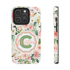 Personalized Floral Phone Case - Custom Tough Case with Name - PC025
