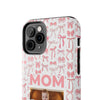 Personalized Mom Photo Collage Phone Case - Bow Design -PC015