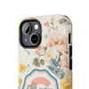 Personalized Floral Tough Phone Case - Customized with Name | Durable Protection - PC013