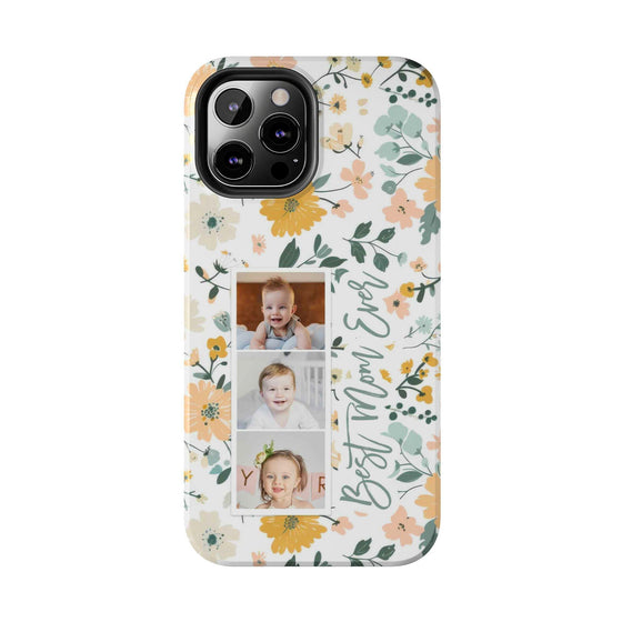 Floral Photo Phone Case - Best Mom Ever - PC010