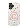 Personalized Floral Tough Phone Case - Custom Name Design - PC030
