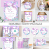 Editable Mermaid Birthday Package M304