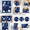 Editable First Trip Around The Sun Birthday Package TA03