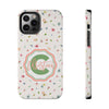 Personalized Floral Tough Phone Case for Women | Durable & Stylish Protection - PC029