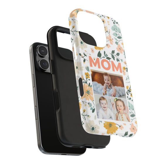 Customized Floral Photo Tough Phone Case for Mom - PC009