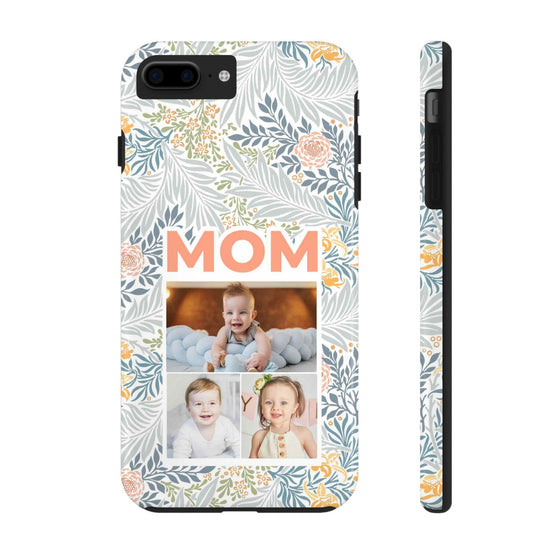 Custom Photo Collage iPhone Case for Mom - Floral Design - PC001