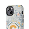Custom Monogram Phone Cases With Floral Design - PC003