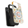 Personalized Floral Tough Phone Case - Customized with Name | Durable Protection - PC013