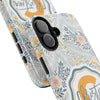 Custom Monogram Phone Cases With Floral Design - PC003